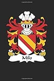 milo coats wollmantel mit kaschmir anteil schwarz  Milo: Milo Coat of Arms and Family Crest Notebook Journal (6 x 9 - 100 pages)