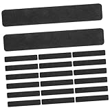 Amosfun 20 Stück Teiliges Outdoor Antirutsch Klebeband Selbstklebend rutschfeste Gummistreifen Körnung für Treppen Hohe Haftung Sicherheitsschutz