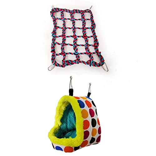 Image of Litewoo Bird Nest Small Animal Hammock Colorful Soft Parrot Bed House