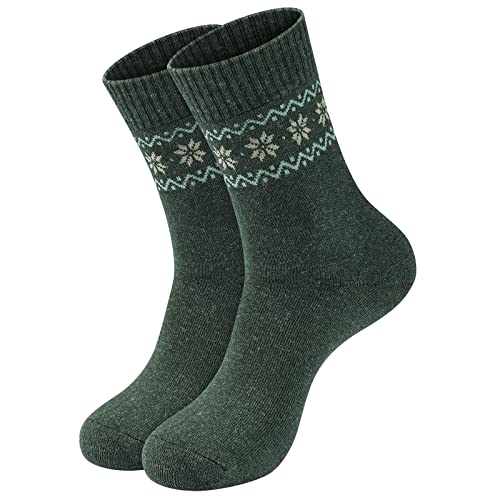 Women's Merino Wool Winter Hiking Socks (Pack of 4)