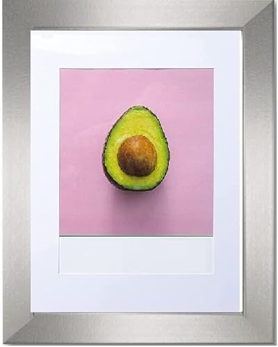 Modern Style MDF Picture Frame A3, A4, A5 Size Poster Home Decoration Photo Frames Freestanding & Wall Mountable Table Top Certificate Document Frames (A4 (21x30 cm), Silver)