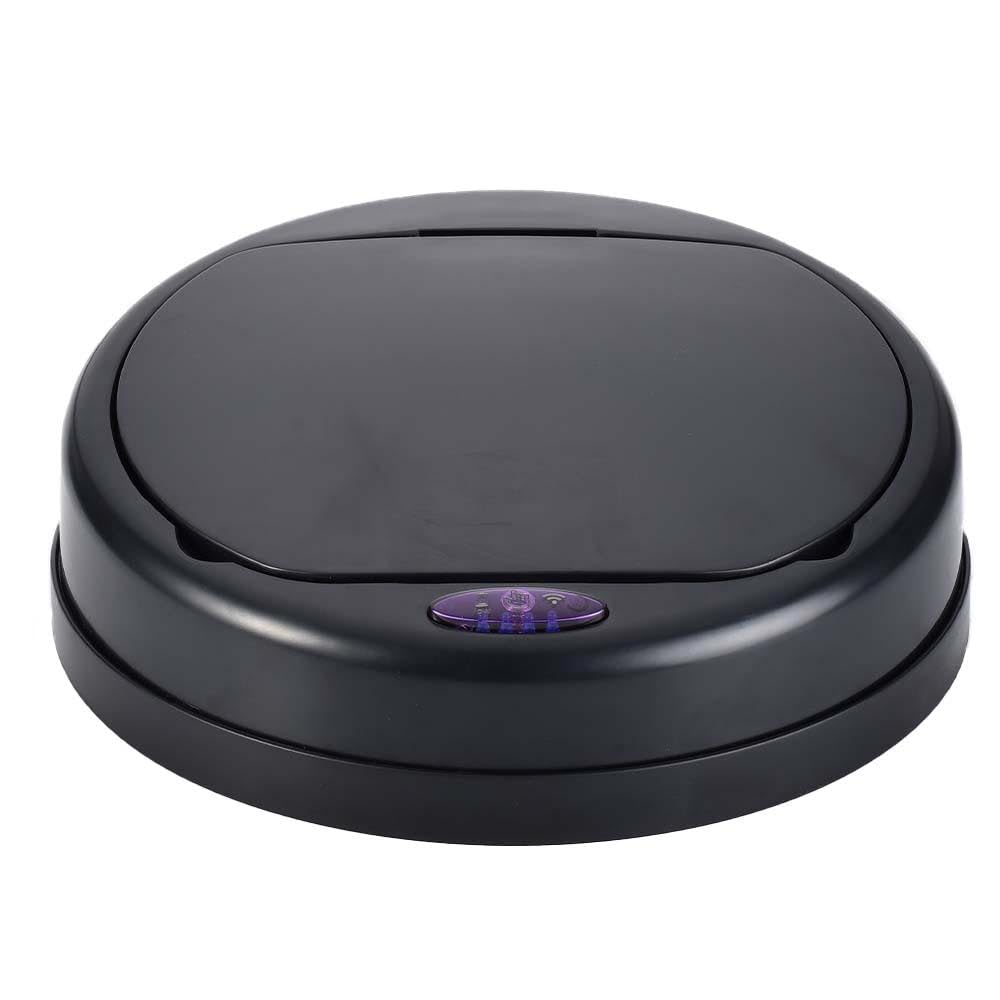 KITCHEN MOVE Couvercle de poubelle automatique rond modèle SOHO Noir Full Black