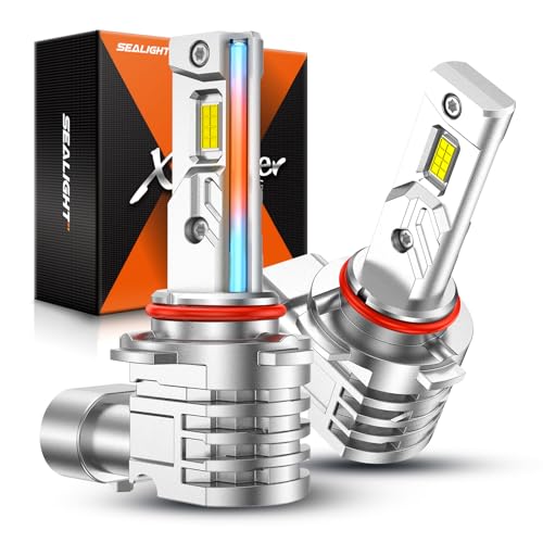 Image of SEALIGHT H10 LED Fog Light Bulb, 20,000LM 1000% Super Brighter 6500K Cool White Light 9145 Fog Light Bulb, Long Lifespan H10 LED Bulb, Pack of 2
