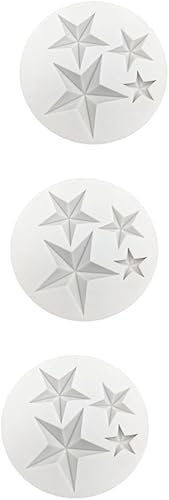 Zerodeko 3pcs Silicone Molds Gummy Molds Star Shape Cake Mold Diy Baking Mold Cookie Chocolate Mold Silicone Fondant Molds Molde Silicone Baking