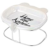  Cabilock Porte- en Céramique en Forme D\'ourson - Porte- Auto-drainant pour Et Salle De Bain - Boîte À Décorative