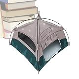 Tenda per bambú - Struttura pieghevole per casetta da gioco, tettoia en tessuto morbido, di facile montaggio, borsa portatile | per il gioco in campeggio nella casa delle bambúle, le