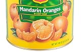 Whole Mandarin Orange Segments #10 Can in Light Syrup 6 Pack Large Cans
