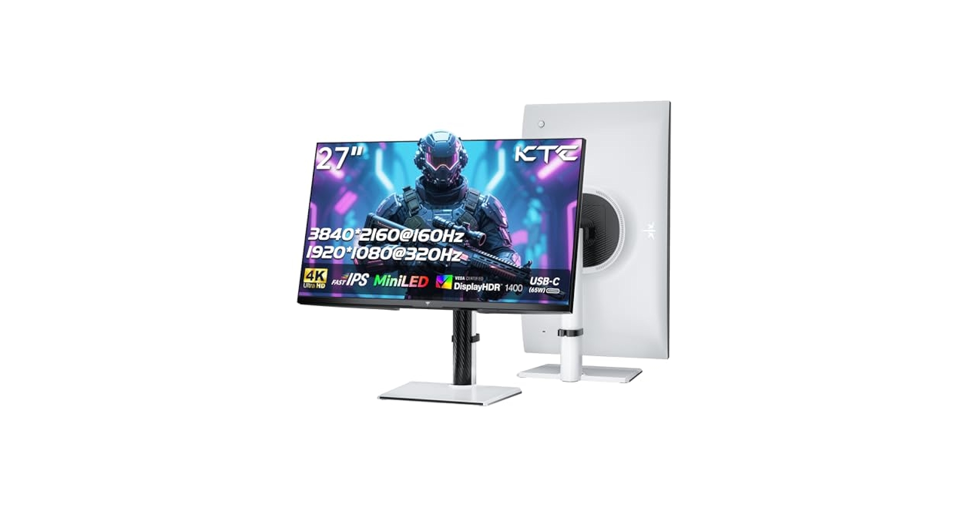 Amazon.com: KTC 27 Inch 4K MiniLED Gaming Monitor, UHD