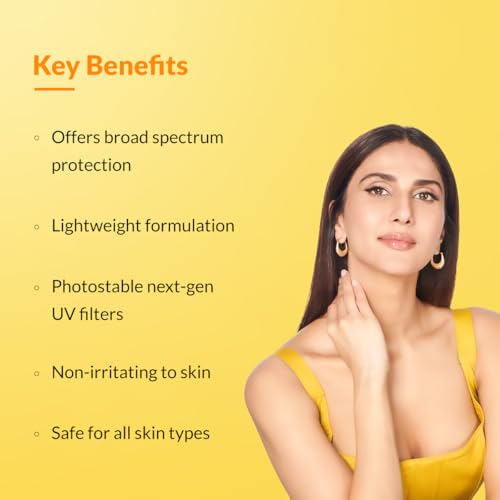 Image of Fixderma Shadow Light Fluid Sunscreen SPF 50+ & PA++++, Lightweight & Oil Free, Clinically Tested in-Vivo, for Oily Skin, Sensitive, No White Cast, UVA /UVB Protection - 50g