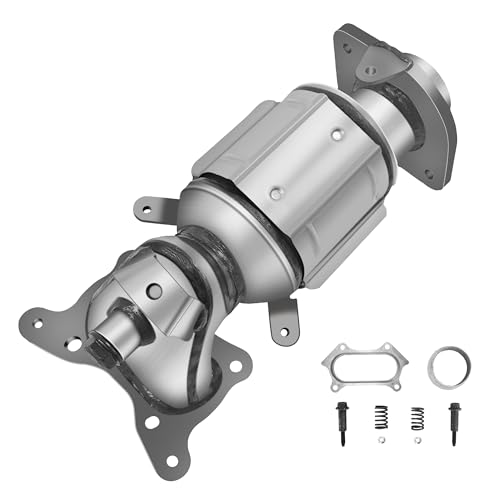 [Front]FortunaFlow Catalytic Converter Compatible with Honda CR-V CRV 2010-2011 2.4L,Replace 674148,16594,641415,18190REZA00[EPA Compliant+standard with Heat Shield]