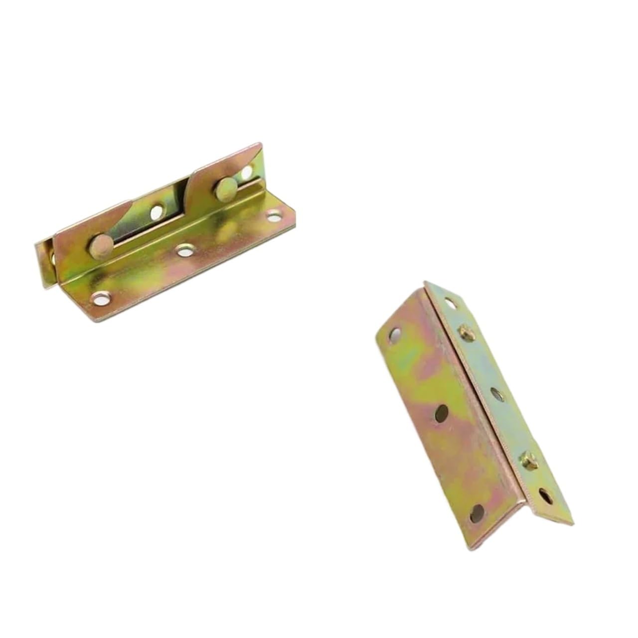 Huwoyg One Color 10Pcs Bed Rail Bracket Brackets Fitting Connectors Fastener Corner Hinge Heavy Duty For Beds