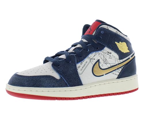 Image of Nike Boys' Air Jordan 1 Mid GS Sneakers