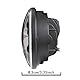 5.75 Zoll LED Motorrad Scheinwerfer Frontscheinwerfer Angel Eye weißer für Harley-Davidson-Wasserdichter Jeep