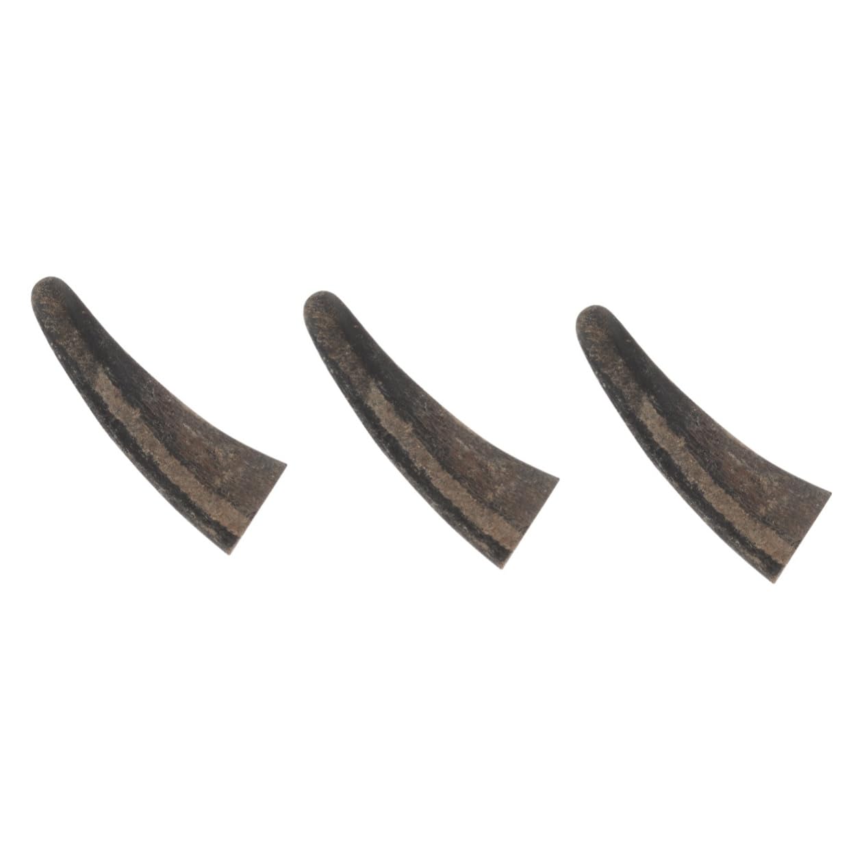 3stücke Natürliche Bullhörner Schnitzen Handwerksmaterial Für Kreative Projekte Und Kunsthandwerke Hochwertige Hornrohlinge Für Einzigartige Designs
