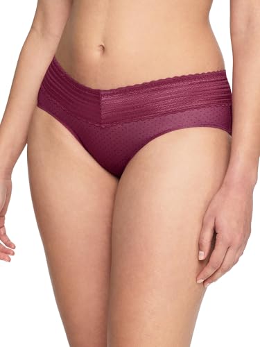 Image of Warner's Women's No Pinching No Problems Dig-free Comfort Waist With Lace Microfiber Hipster 5609j, Retired Colors