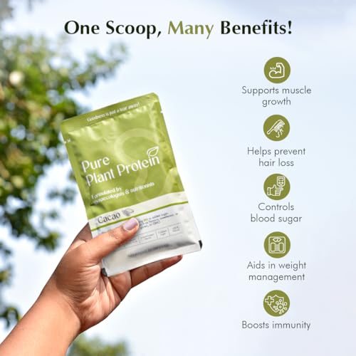 Image of Plant Protein for Women - Cacao (6 Sachets, 180g) Pea Isolate | Pregnancy Safe | Vegan | Sugar free | Natural Ingredient | Antioxidant for Women's Health | Suitable for All Age Women