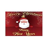 Weihnachtsteppich willkommen Home rutschfeste Tür Fussmatten Weihnachten Fußmatten für Schlafzimmer, Flur Wohnzimmer Boden, Küche Badezimmer, 40x60CM