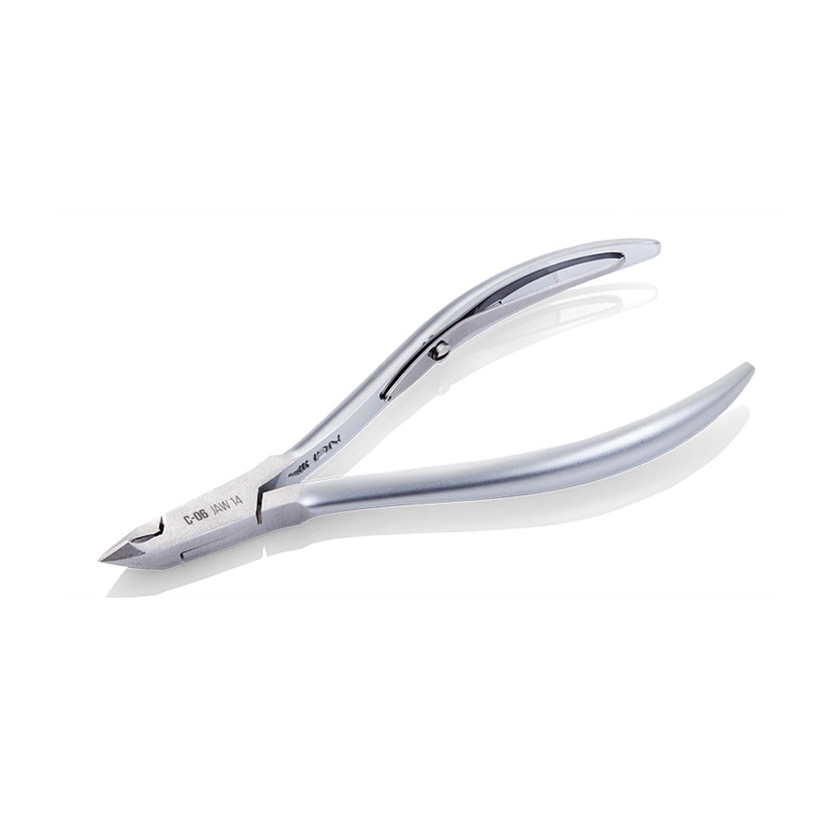 Nghia Nail Cuticle Nipper Grey Plated C-06 (Jaw 12)