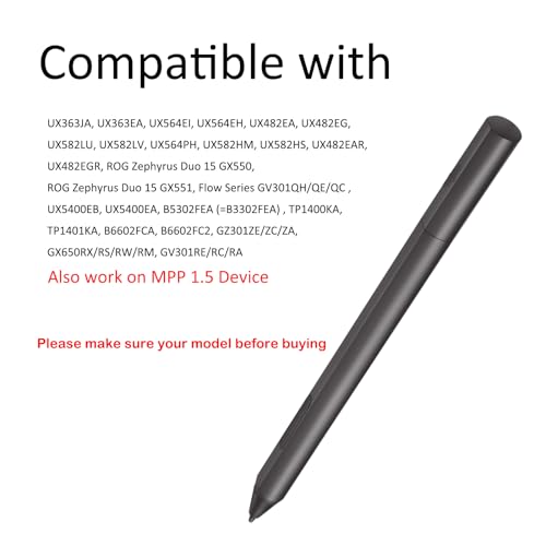 Image of Active Pen SA201H for ASUS Pen SA201H MPP 2.0 Compatible with ASUS ROG Z Flow 13,ROG Flow X 16,ROG Zephyrus G 14,ROG Zephyrus Duo 15 GX550 /GX551,Flow Series GV301RE /RC /RA