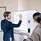 Blendura A3 Magnetische Whiteboard-Folie, Magnettafel Kühlschrank mit 5 Whiteboard-Stiften, Schwamm, DIY Magnetisches Whiteboard für Schule, Büro und Zuhause