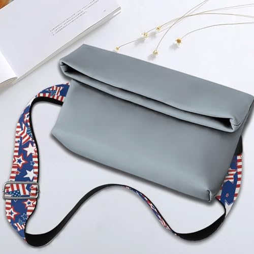 Image of Adjustable Purse Strap Replacement, Wide Shoulder Canvas Bag Strap, Crossbody Handbag Strap