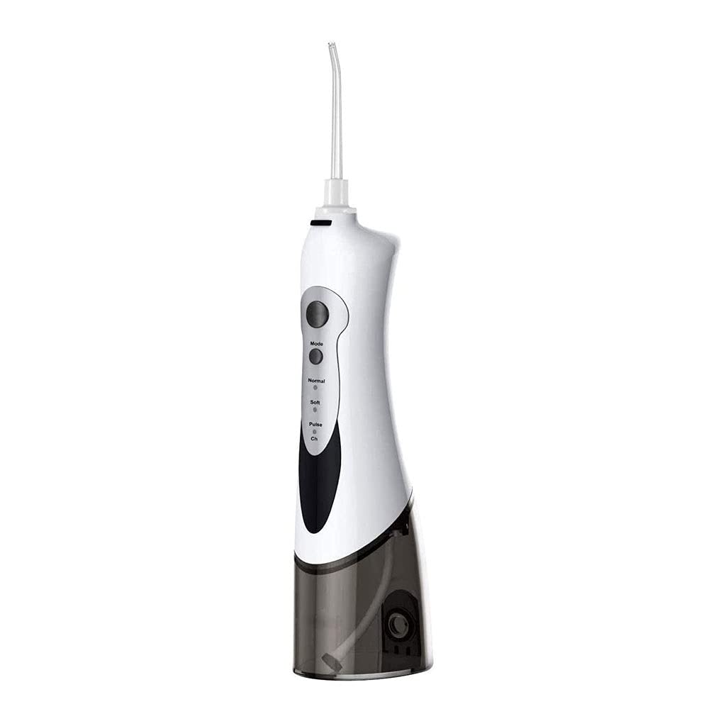 Flosser d'eau sans fil, irrigateur oral dentaire portable pour les dents, 3 modes et 4 conseils à jet, IPX7 imperméable, USB chargé, flosseries d'eau pour la maison, voyages, bretelles, ponts so