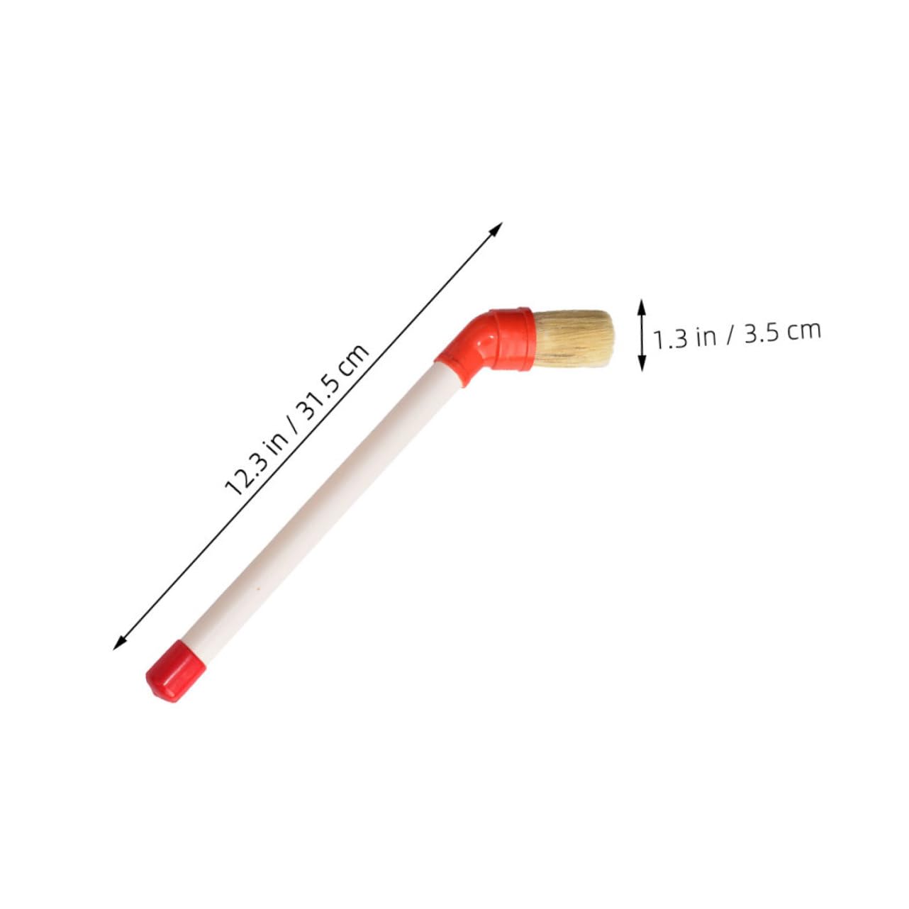 Alipis 5 Set Pennello per per Pneumatici Dettaglio Auto Spazzola per Ruote Spazzola per La Pulizia Spazzola Lavaruote Puscello delle Ruote di Legno 2 Pezzi*5