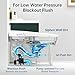 EPLO Smart Toilet,Bidet Toilet Pump-assisted,Blackout Flush,Heated Seat,Dual Auto Flush,Warm Water,Foot Sensor Operation,Modern Tankless Elongated Toilets with LED Display for Bathrooms E16BP