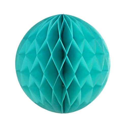 1 Wabenball 30cm ( türkis 340 ) // Waben Ball Honeycomb Papier Hänge...