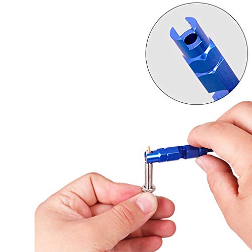 Homyl 2 tubos de válvula de pneu removedor de núcleo de ferramenta para remoção de válvula de pneu p