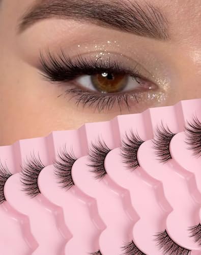 Half Eyelashes Cat Eye Lashes Wispy End False Eyelashes Corner Lashes Cat Eye Lashes 3/4 Lashes Short Eyelashes HF02
