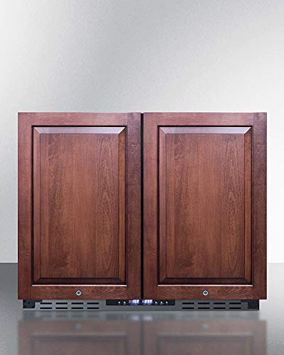 Summit 36" Refrigerator Freezer, Side-By-Side, Undercounter, 5.8 cu.ft Capacity, ADA Compliant, Panel Ready* - FFRF36IFADA (*Panels Not Included) on Fridge.com