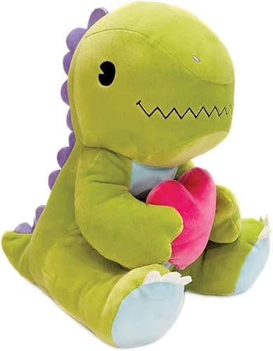Miniatura 4 de Fiesta Toys Regalo personalizado para el día de San Valentín dinosaurio de peluche con corazón T-Rex