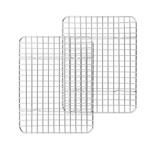 Joyfair - Set di 2 griglie per cottura in acciaio