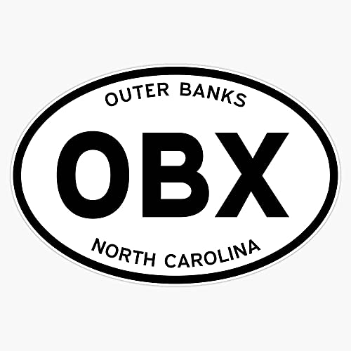 OBX Outer Banks North Carolina Vinyl Decal Bumper Sticker 5