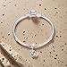 MiWangLing Footprint Mom Daughter Gift Charm Bead for Pandora Bracelet