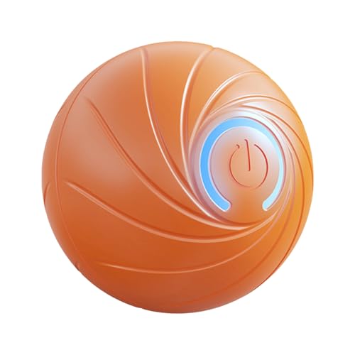 Mbiyhgta Bola de Perro interactiva, Juguete para sillas de Ruedas, Bola automática de Mascotas para Perros, Juguete de de Perro interactiva eléctrica, giratoria de Rebote automático para el Interior