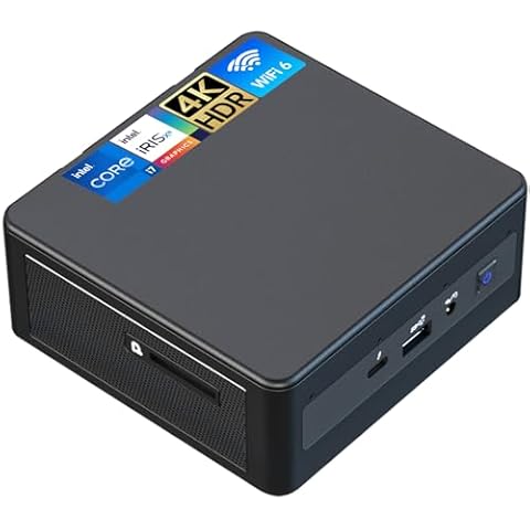 Intel NUC 11 with 11th Gen Core i7-1165G7 Processor, Intel Nuc 11i7 Quad-Core 32GB DDR4 RAM & 1TB NVMe SSD Versatile NUC with WiFi, Bluetooth, 8K Support - Built-in Windows 11 Pro Cover