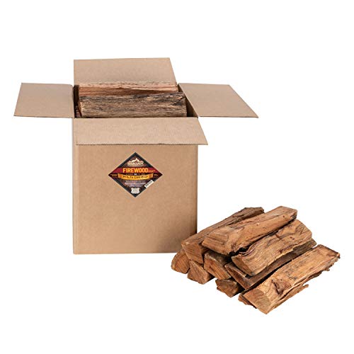 Smoak Firewood - Kiln Dried Premium Oak Firewood (Includes Firestarter) (Large (16Inch Logs) 120-140Lbs) #TOP2