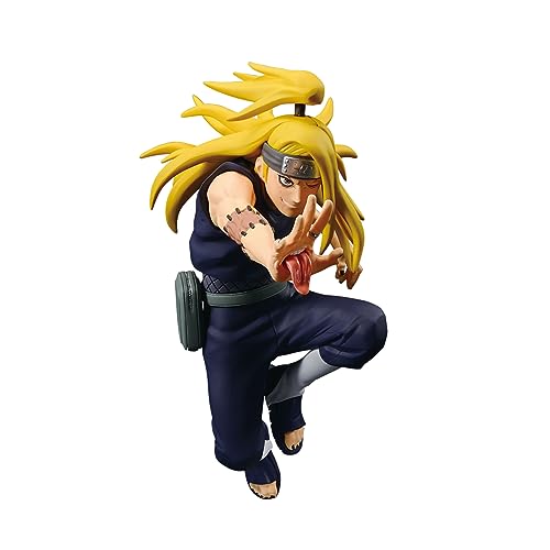 BANPRESTO NARUTO SHIPPUDEN - Deidara - Figurine Vibration Stars 16cm, Orange and Black