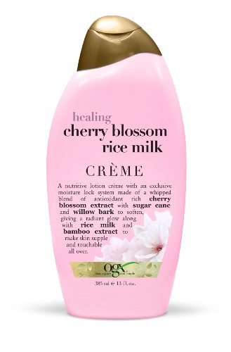 Ogx Body Crème, Healing Cherry Blossom Rice Milk, 13Oz #TOP13