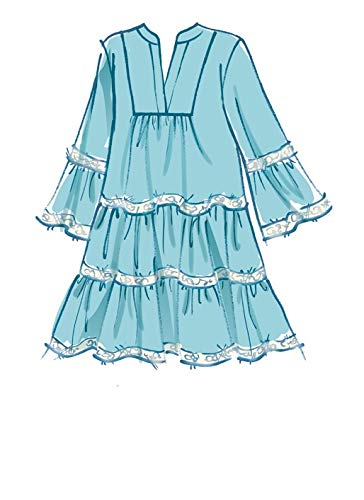 Robe ample pour femme fluide et légère avec dentelle bohème chic - 6