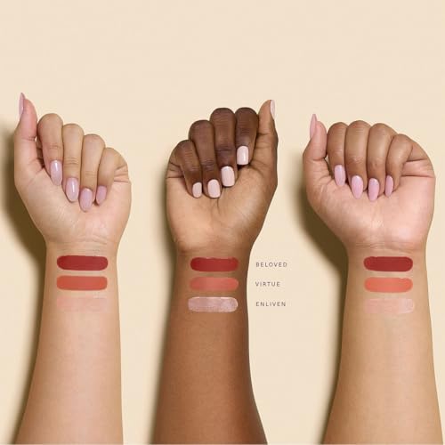 Rare Beauty Limited Edition Mini Blush & Luminize Trio - Beloved - Virtue - Enliven - New In Box - Thumbnail 6