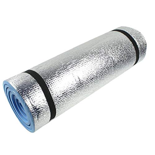 xuew Wasserdichten und feuchtigkeitsdichten Yoga-Matte Aluminium-Membran-Schaum-Übung Pad für Camping Extra Dicke Matratze schlafen im Freien Picknick-Blau