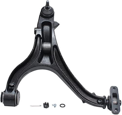 Image of Detroit Axle - 6pc Front End Control Arms Kit for Jeep 05-10 Commander Grand Cherokee, 2 Outer Tie Rod Ends 4 Lower & Upper Control Arms w /Ball Joint 2005 2006 2007 2008 2009 2010 Replacement