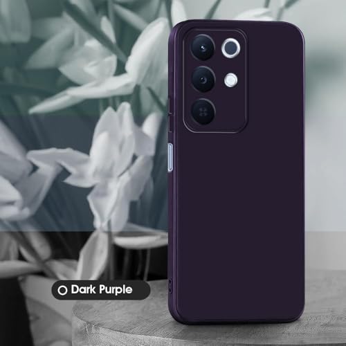 Image of Back Cover for Realme 15x 5G / C85 5G / Narzo 90x 5G | Full Camera Protection | Premium Liquid Silicon Case | Flexible Bumper Case for Realme 15x 5G / C85 5G / Narzo 90x 5G (Dark Purple)