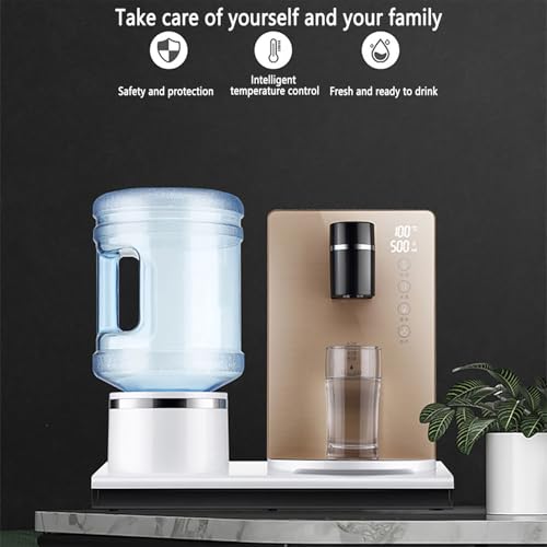 Distributore di acqua calda istantanea, macchina riscaldata da tavolo da 2200 W con blocco di sicurezza per bambini, 5 impostazioni di temperatura, 4 impostazioni di volume dell'acqua, per casa e