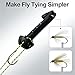 Hubpbrn Magnetic Fly Threader for Fly Fishing, Fly Fishing Magnetic Fly Threader, Easily Rig Small Flies & Tippet on Water, Works with Most Hooks, tippets, and Fly Styles (2pcs)