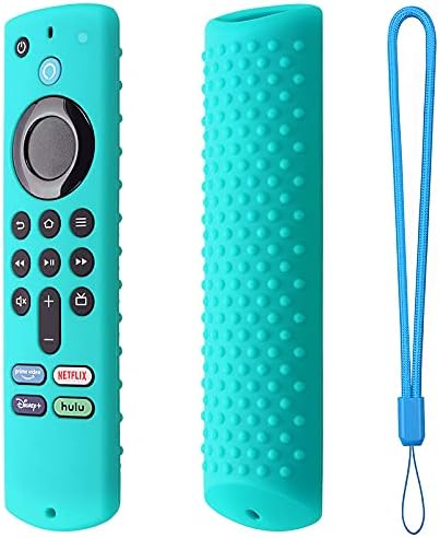 TV Stick Remote Cover For Stick 3rd Gen (2021 Release),Silicone Protective Case Cover For Fire Tv Stick Remote Control,With Lanyard/Light Weight/Anti Slip/Shock Proof
