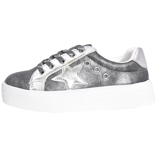 MIA Girl's Sparklee (Little Kid/Big Kid) Pewter 4 Big Kid M2